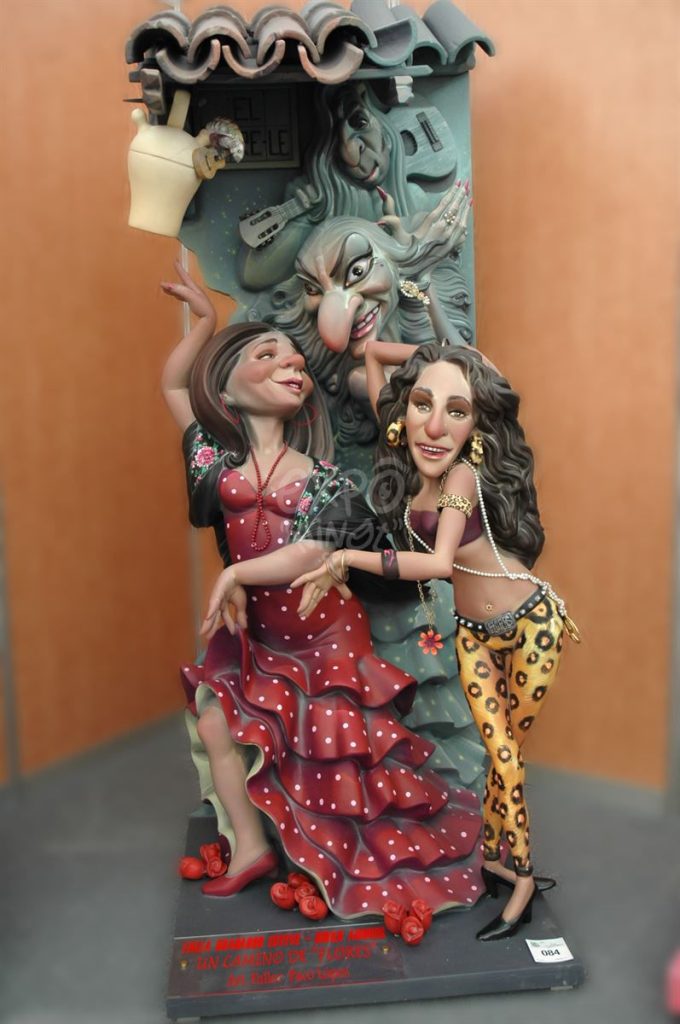 Año 2011, falla Grabador Esteve Cirilo Amorós, sección primera a, Artista: Francisco López Albert.