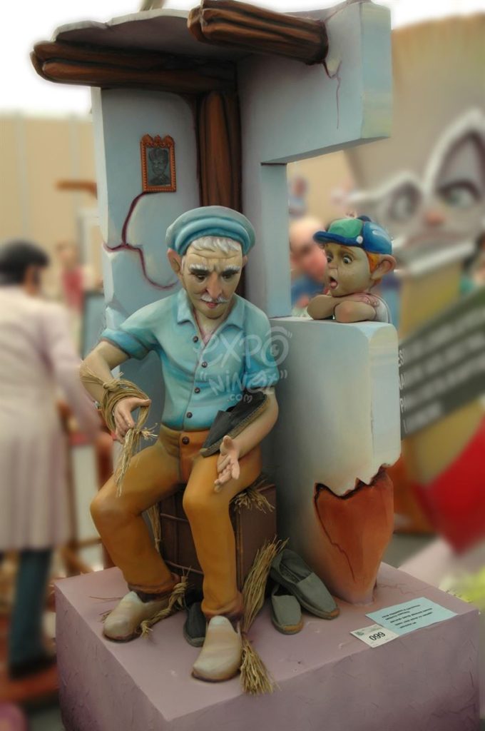 Año 2011, Falla Gran Vía Fernando el Católico Erudito Orellana, sección sexta a, Artista: David Sánchez Llongo.