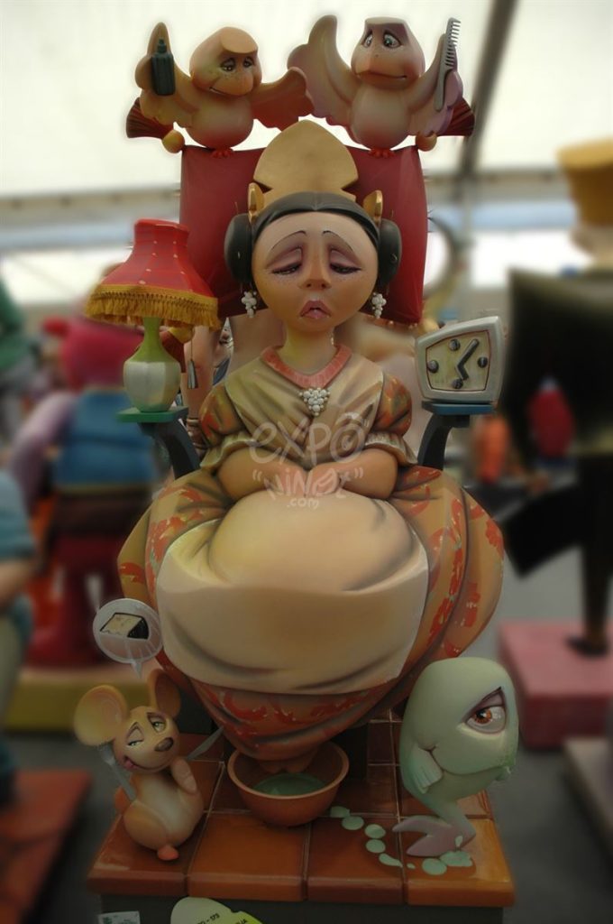Año 2011, falla Jesús San Francisco de Borja, sección segunda a, Artista: Francisco Giner Núñez.