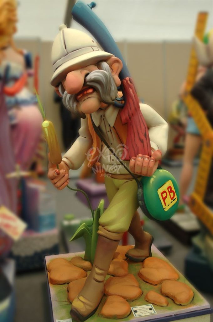 Año 2011, falla Luis Lamarca Velázquez, sección tercera b, Artista: Francisco Borja Ripollés.