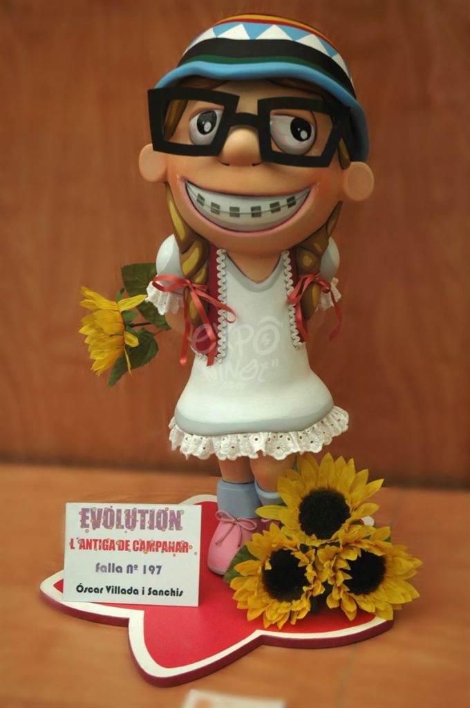 Año 2011, Falla Monestir de Poblet Aparicio Albiñana, sección especial Infantil, Artista: Óscar Villada Sanchis.