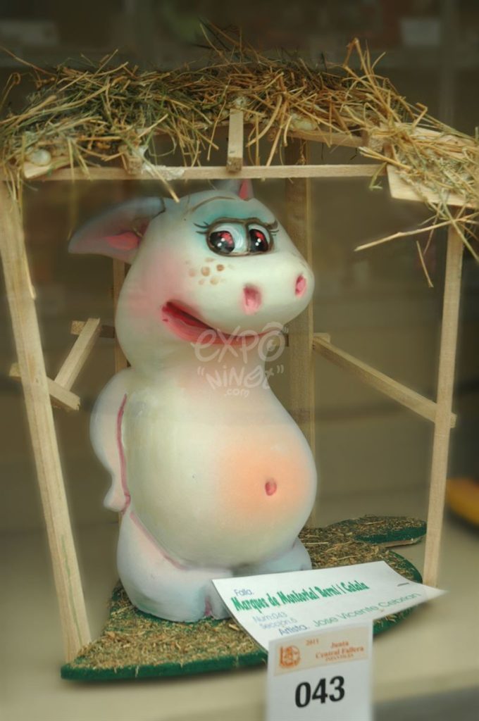 Año 2011, Falla Marqués Montortal Berni Catalá, sección sexta Infantil, Artista: José Vicente Cebrián Minguet.