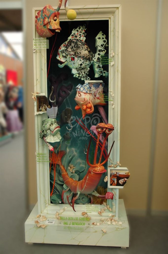 Año 2011, falla Oltá Juan Ramón Jiménez, sección primera b, Artista: Francisco López Albert.