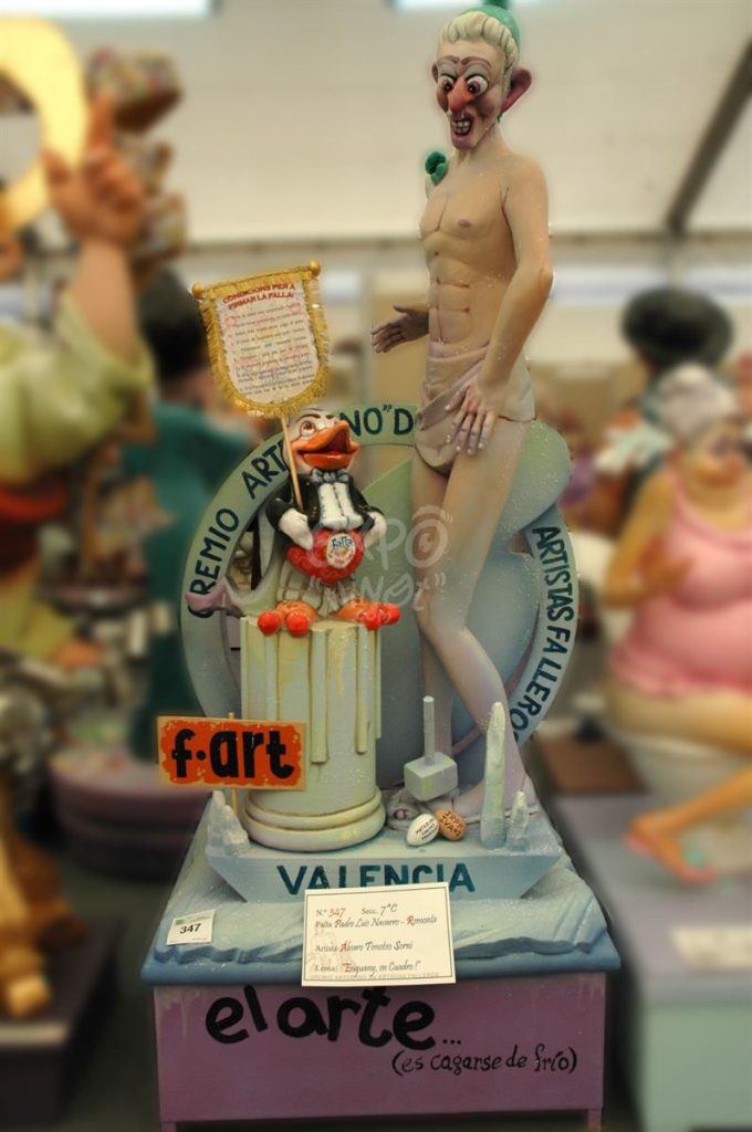 Año 2011, Falla Padre Luis Navarro Remonta, sección séptima c, Artista: Álvaro Timoteo Sorní.