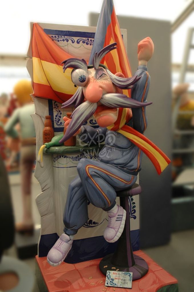 Año 2011, falla Paseo Alameda Avenida de Francia, sección primera b, Artista: Enrique Fuster Pallás.