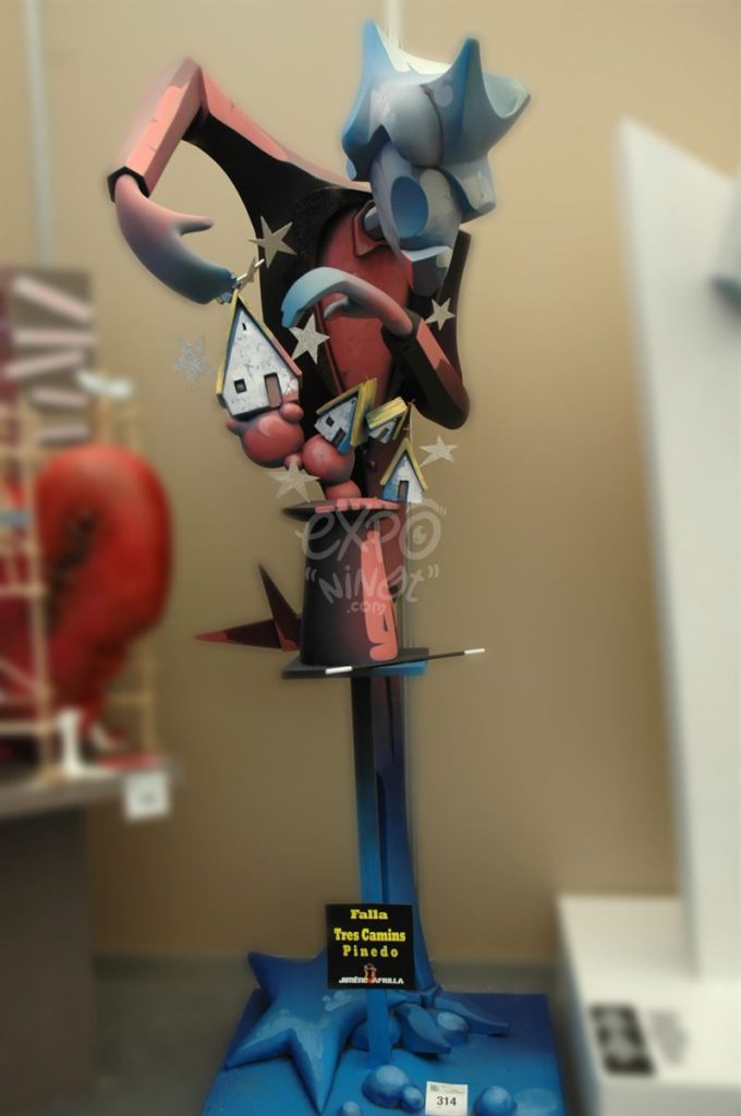 Año 2011, falla Pinedo Tres Caminos, sección sexta c, Artista: Daniel Jiménez Zafrilla.