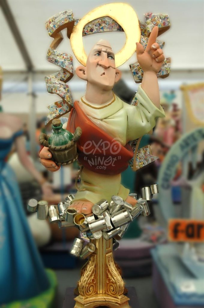 Año 2011, Falla Plaza de Santa Cruz, sección séptima c, Artista: Ignacio Ferrando Tamarit.