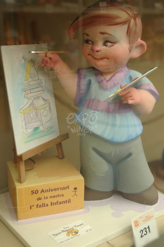 Año 2011, Falla Poeta Alberola Totana, sección quinta Infantil, Artista: Francisco Jiménez Rodero.