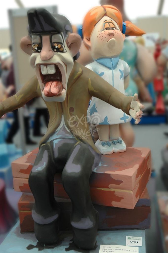 Año 2011, Falla Quart Extramuros Velázquez, sección primera Infantil, Artista: Mario Gual del Olmo.