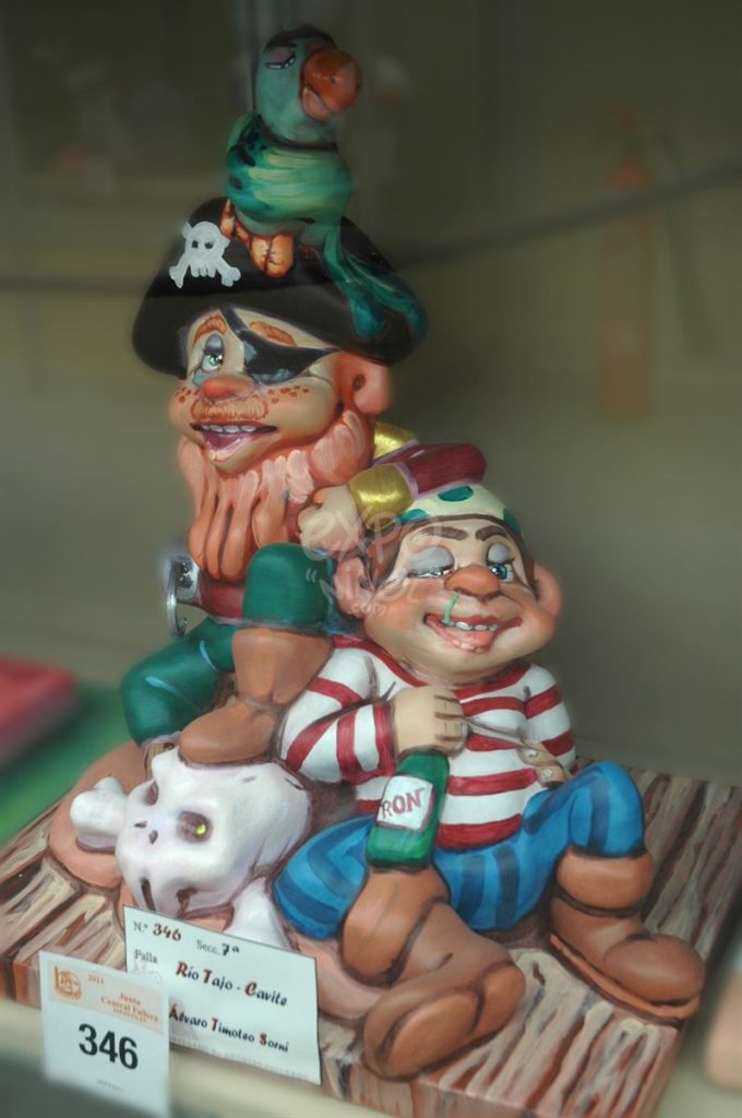 Año 2011, Falla Rio Tajo Cavite, sección séptima Infantil, Artista: Álvaro Timoteo Sorní.