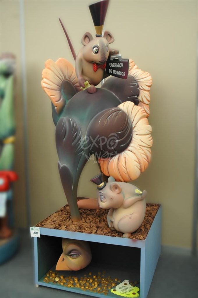 Año 2011, falla Santa María Micaela Martín el Humano, sección primera b, Artista: Francisco Giner Núñez.
