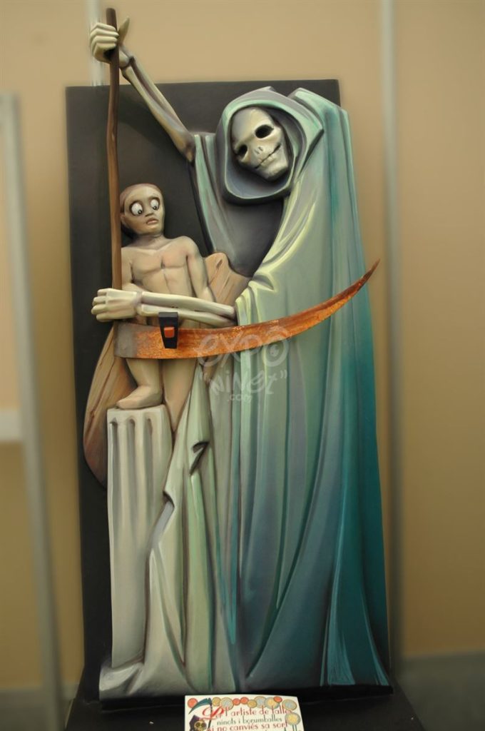 Año 2011, Falla Virgen de la Cabeza José Mª Mortes Lerma, sección cuarta b, Artista: Eva María Cuerva María.