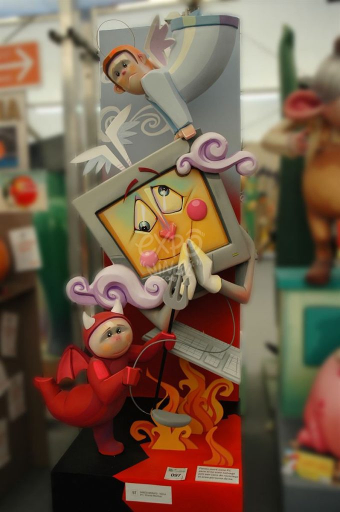 Año 2011, Plaza de la Tienda, sección sexta Infantil, Artista: Daniel Barea Ortiz.