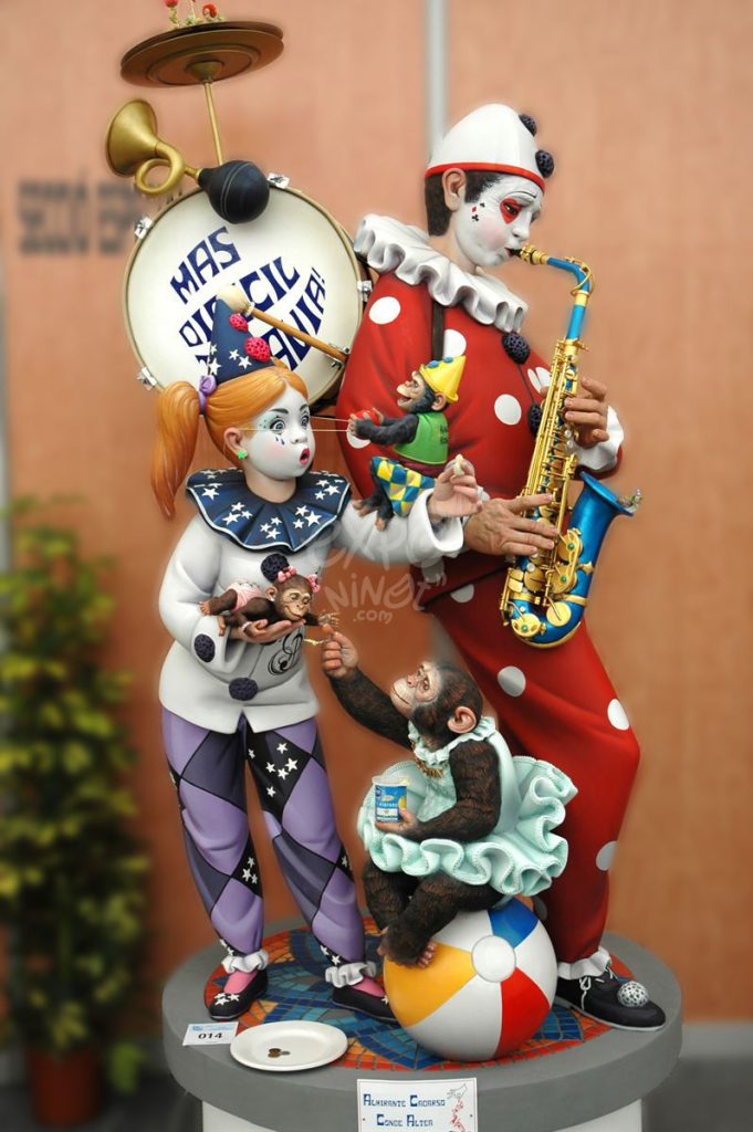 Año 2012, falla Almirante Cadarso Conde Altea, sección especial, Artista: Manuel Algarra Salinas.