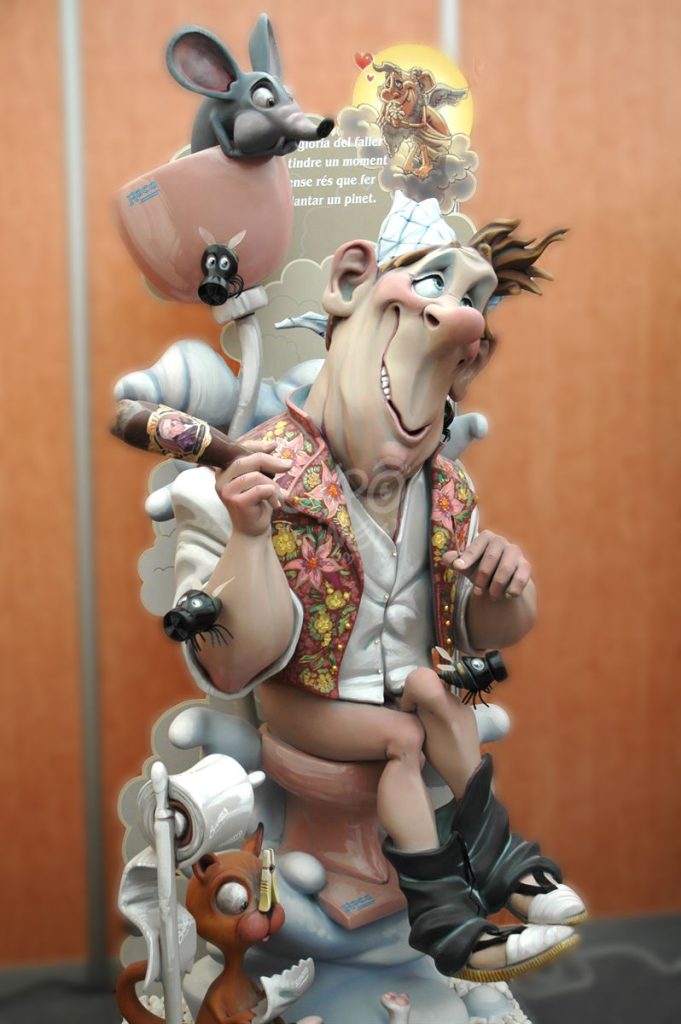Año 2012, falla Convento Jerusalen Matemático Marzal, sección especial, Artista: Pedro Santaeulalia Serrán.