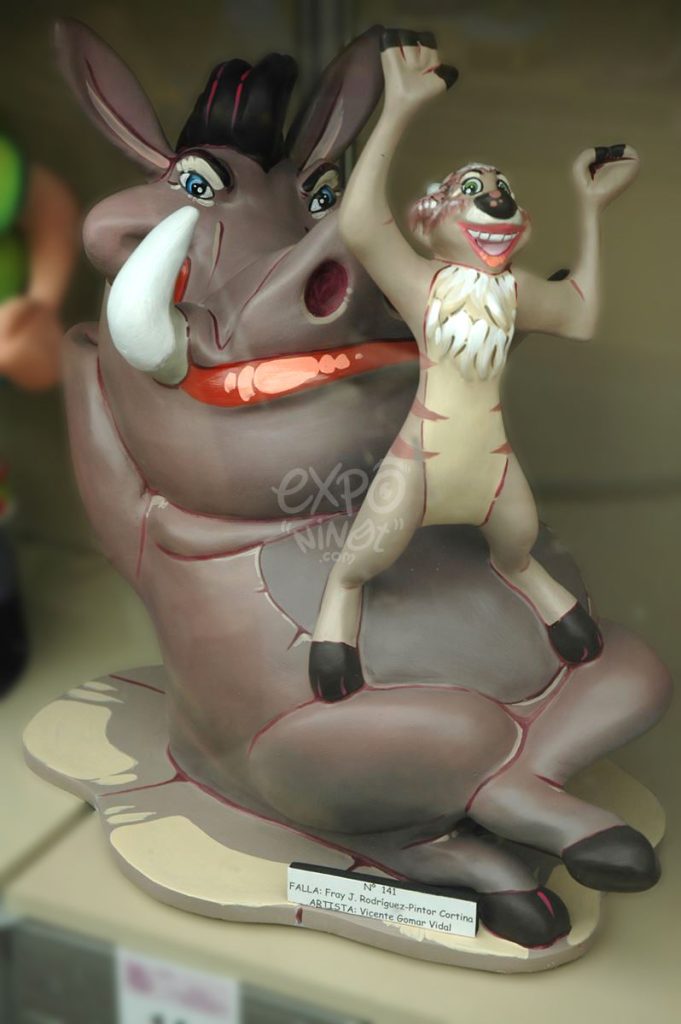 Año 2012, falla Fray J. Rodríguez, Pintor Cortina, sección séptima Infantil, Artista: Vicente Gomar Vidal.