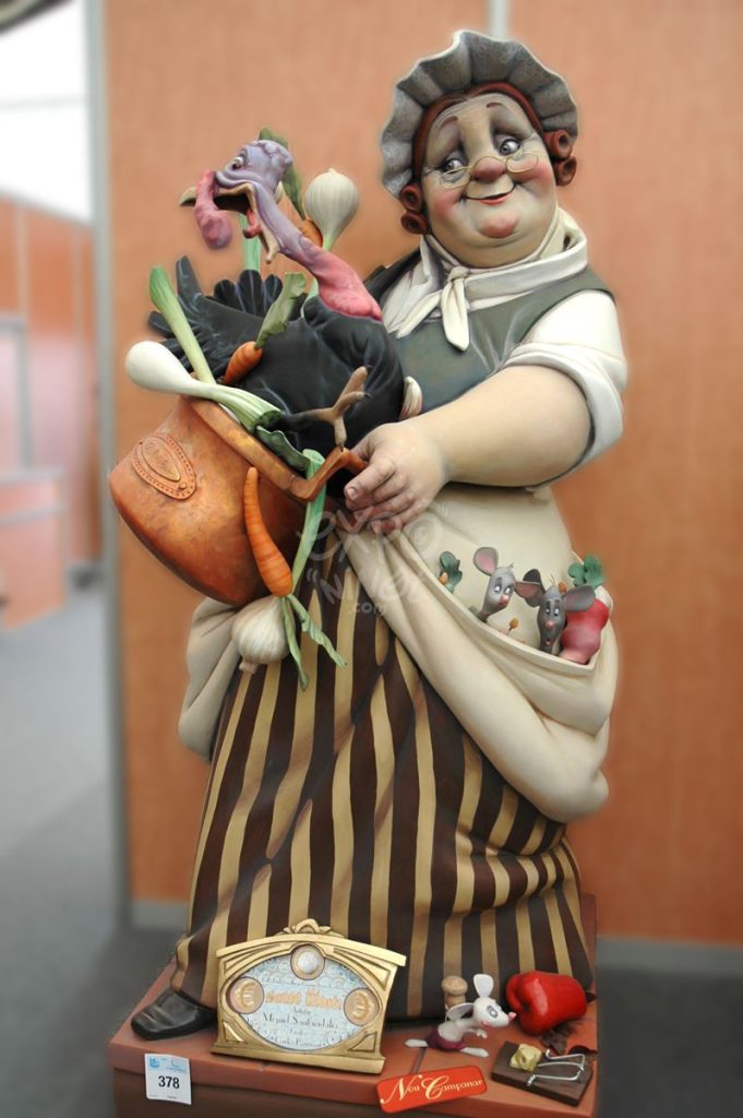 Año 2012, Falla Pediatra Jorge Comín Serra Calderona, sección especial, Artista: Miguel Santaeulalia Serrán.