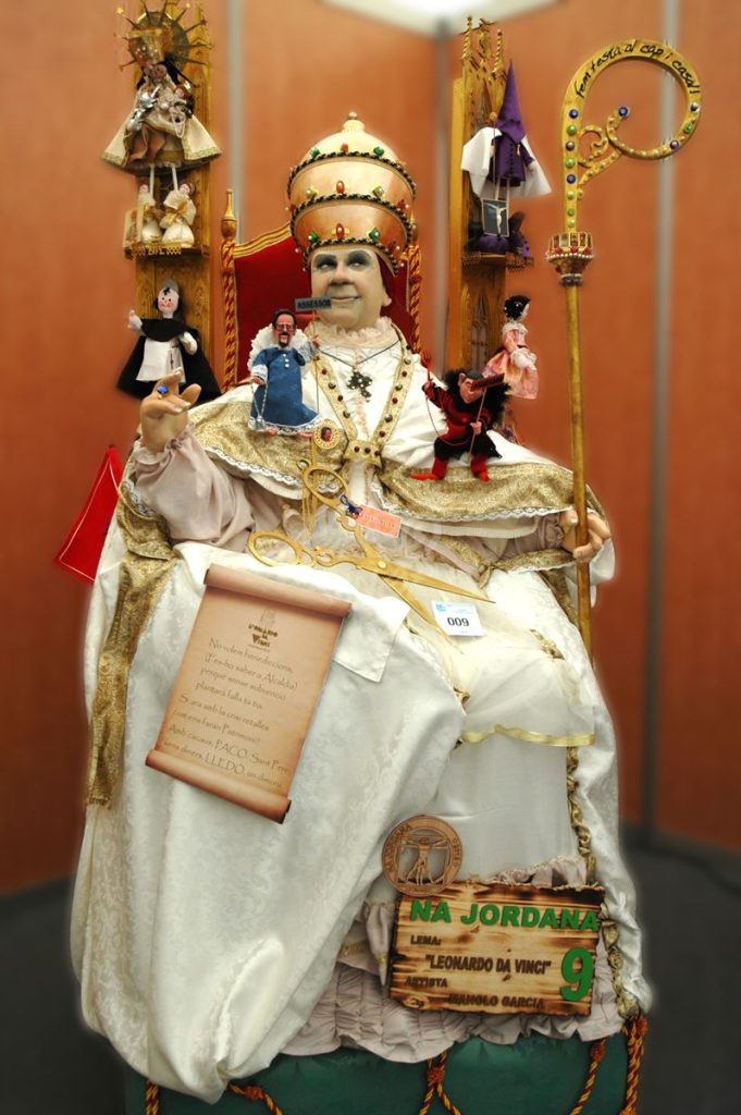 Año 2012, falla Plaza de Na Jordana, sección especial, Artista: Manolo García.