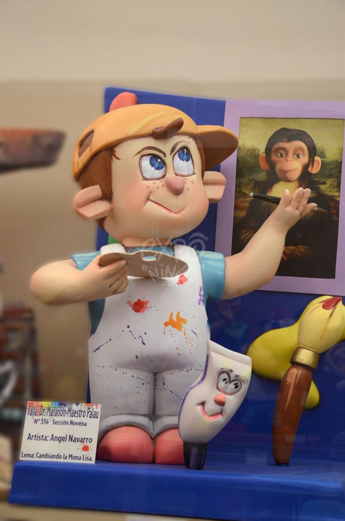 Año 2014, Doctor Marañón, Maestro Palau, sección novena Infantil, Artista: Ángel Navarro Requena.