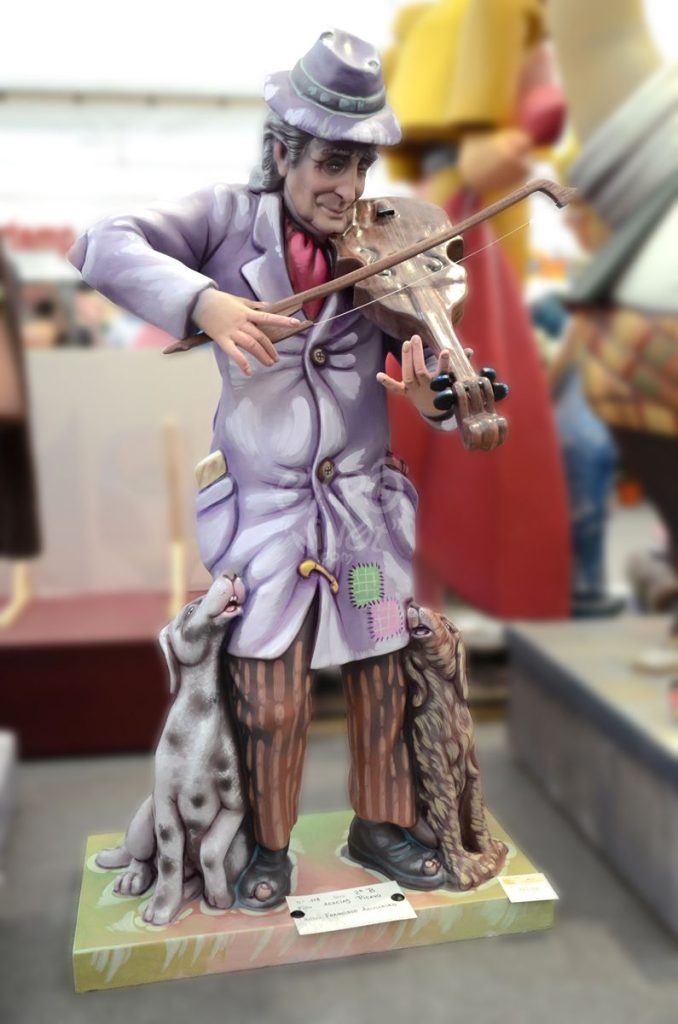 Año 2014, falla Acacias, Picayo, sección segunda b, Artista: Francisco Agulleiro Aguilella.