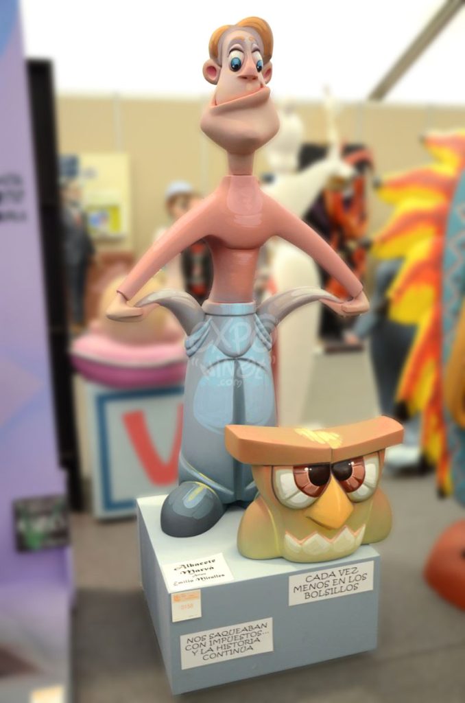 Año 2014, falla Albacete, Marvá, sección sexta a, Artista: Emilio Miralles Ferrero.