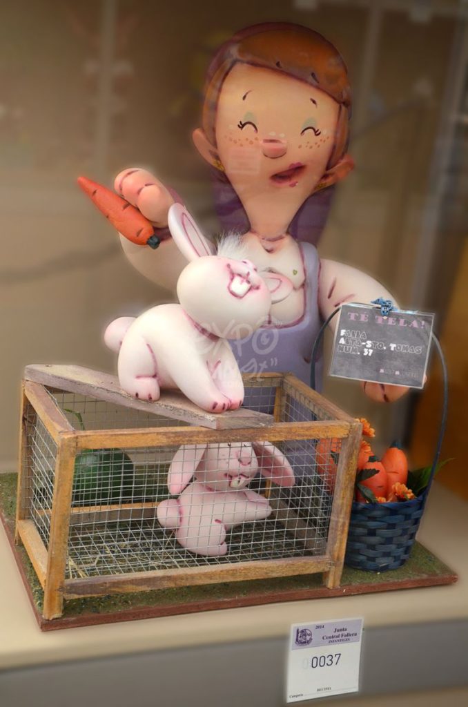 Año 2014, falla Alta, Santo Tomás, sección décima Infantil, Artista: Marc Martell.