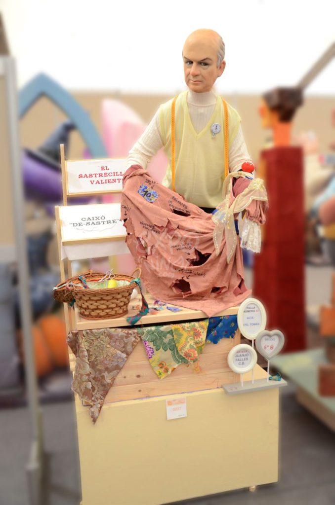 Año 2014, falla Alta, Santo Tomás, sección quinta b, Artista: Juanjo García López.