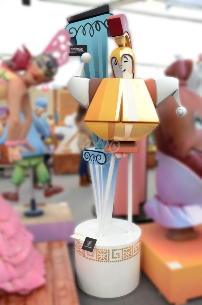 Año 2014, falla Ángel del Alcázar, José Maestre, sección cuarta b, Artista: Antonio Verdugo Ballester.
