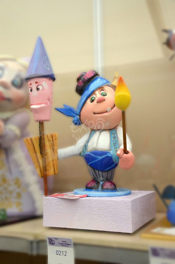 Año 2014, falla Artes y Oficios, Actor Llorens, sección novena Infantil, Artista: Hermanos Gómez Fonseca.