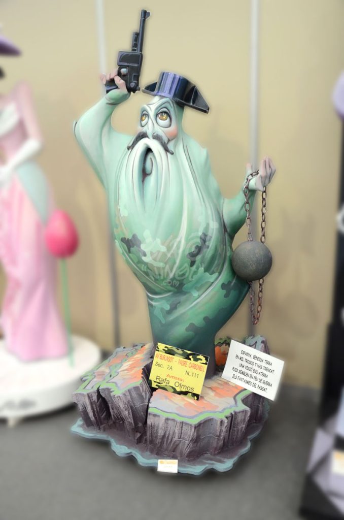 Año 2014, falla Avenida Burjasot, Padre Carbonell, sección segunda a, Artista: Rafael Olmos Colomar.