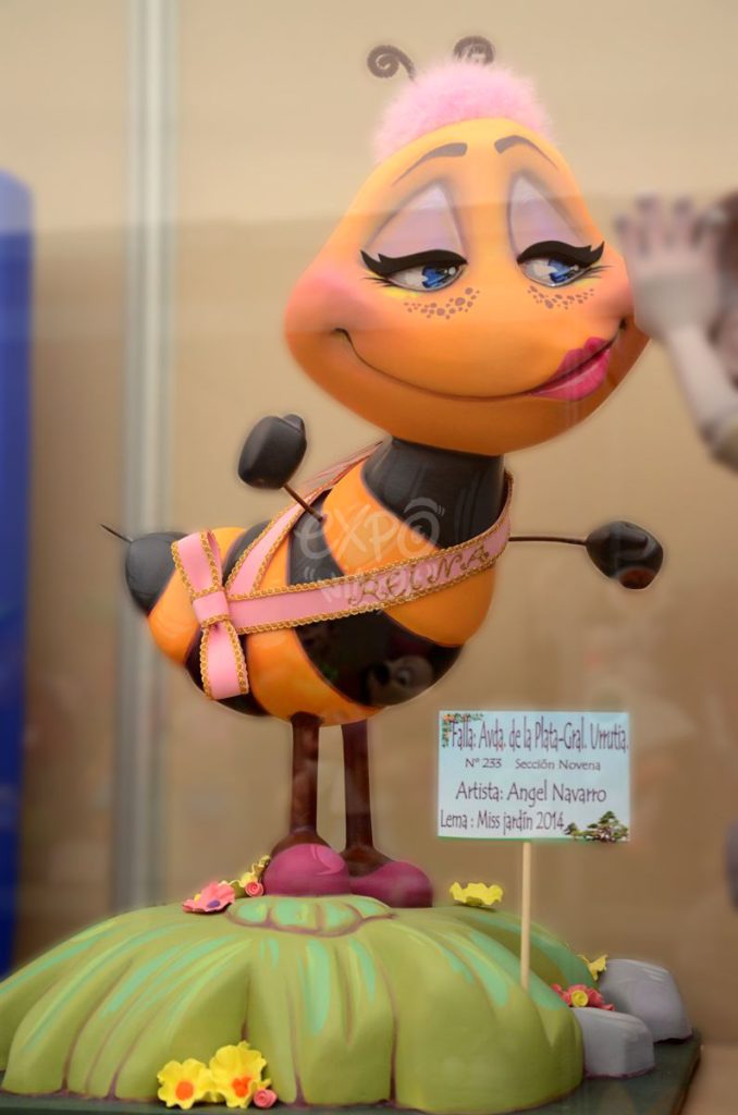 Año 2014, falla Avenida de la Plata, General Urrutia, sección novena Infantil, Artista: Ángel Navarro Requena.