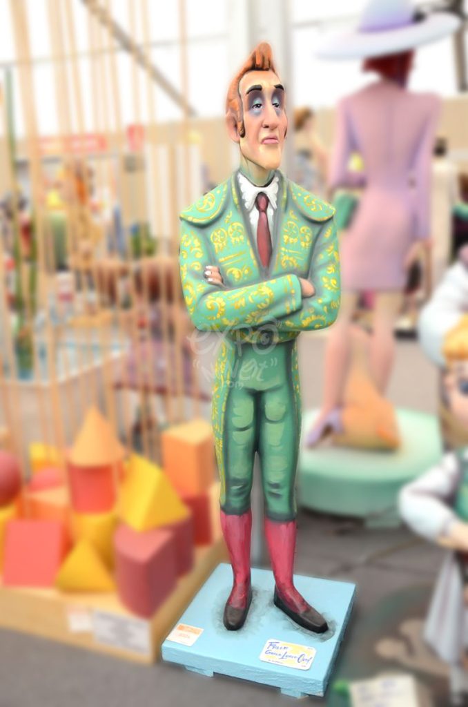 Año 2014, falla Avenida García Lorca, Olta, sección cuarta a, Artista: Enrique Burriel Morro.