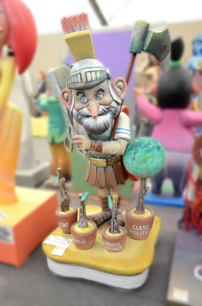 Año 2014, falla Avenida Giorgeta, Roig de Corella, sección sexta a, Artista: Luis Espinosa Olmos.