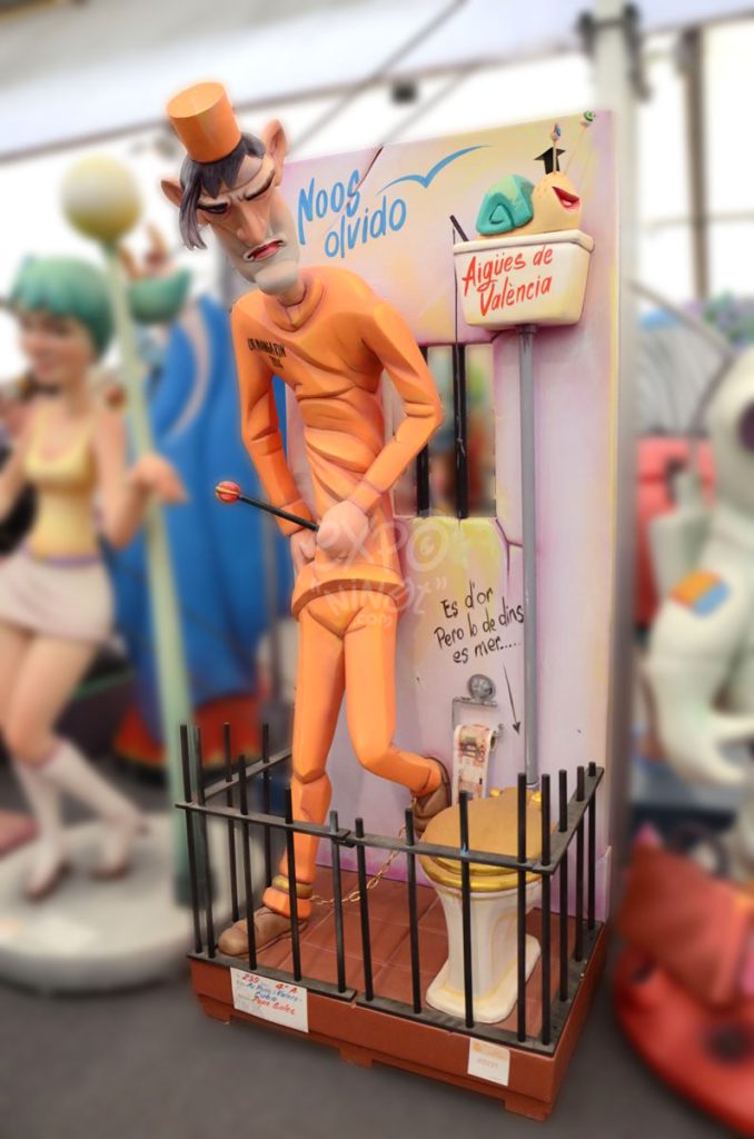Año 2014, falla Avenida Peris y Valero, Cuba, sección cuarta a, Artista: José Sales Asián.