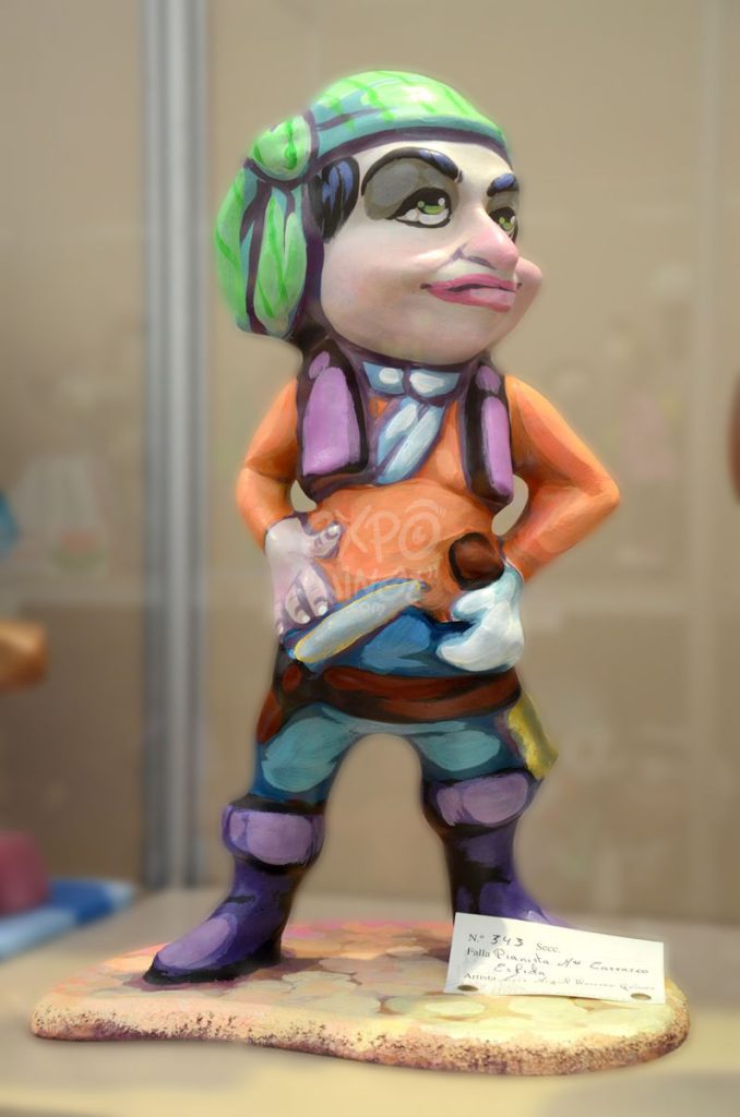 Año 2014, falla Avenida Pianista Martínez Carrasco, Eslida, sección duodécima Infantil, Artista: Luis Miguel Herrero Gómez.