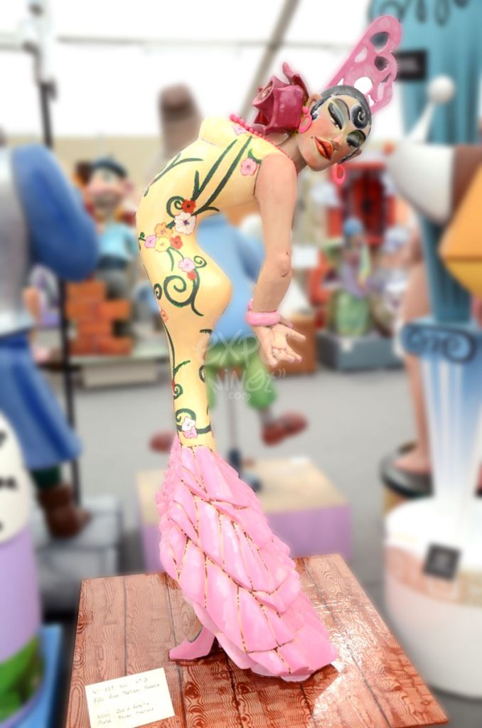 Año 2014, falla Avenida Portugal, Fragata, sección cuarta b, Artista: José Ángel Azpeitia Sanz.