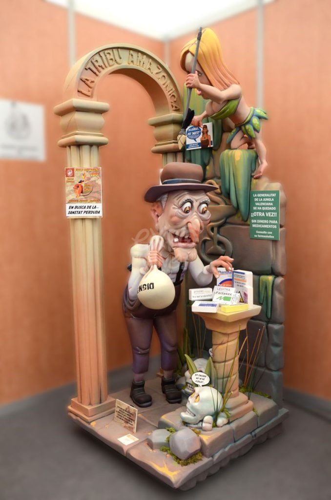 Año 2014, falla Avenida Regne de Valencia, Duque de Calabria, sección especial, Artista: Sergio Musoles Ros.