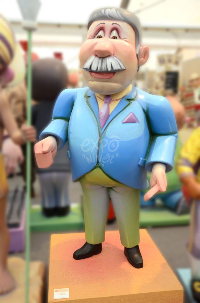Año 2014, falla Avenida Regne de Valencia, Maestro Serrano, sección sexta c, Artista: Pedro Espadero Colmenar.