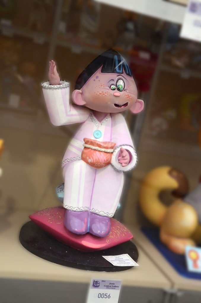 Año 2014, falla Azcárraga, Fernando El Católico, sección cuarta Infantil, Artista: Sergio Fandos Najera.