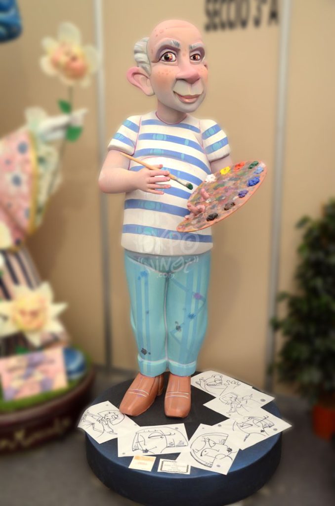 Año 2014, falla Azcárraga, Fernando El Católico, sección tercera a, Artista: Lorenzo Fandos Ayoro.