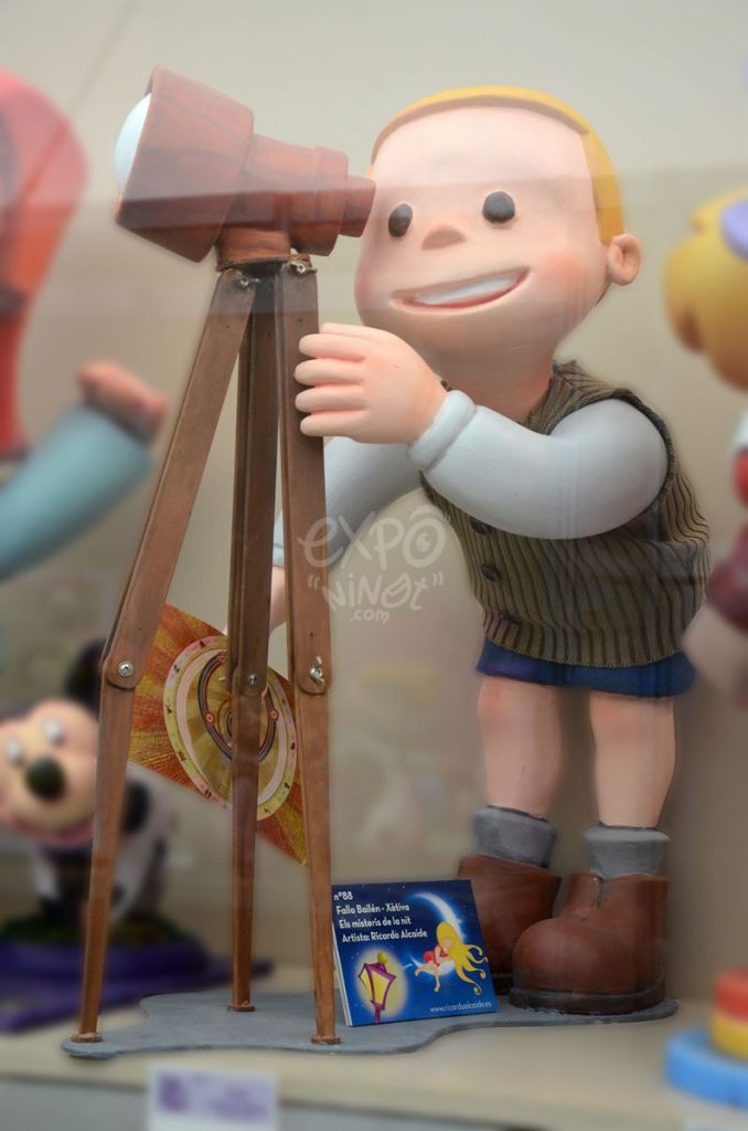 Año 2014, falla Bailén, Xátiva, sección octava Infantil, Artista: Ricardo Alcaide Lluch.