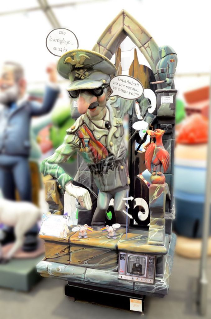 Año 2014, falla Barón San Petrillo, L. Jovani, sección segunda a, Artista: Arturo Vallés Bea.