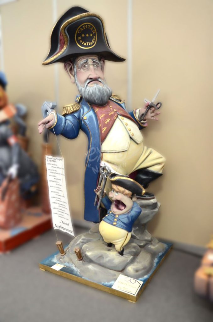Año 2014, falla Barrio de la Luz, sección primera b, Artista: Pedro Santaeulalia Serrán.