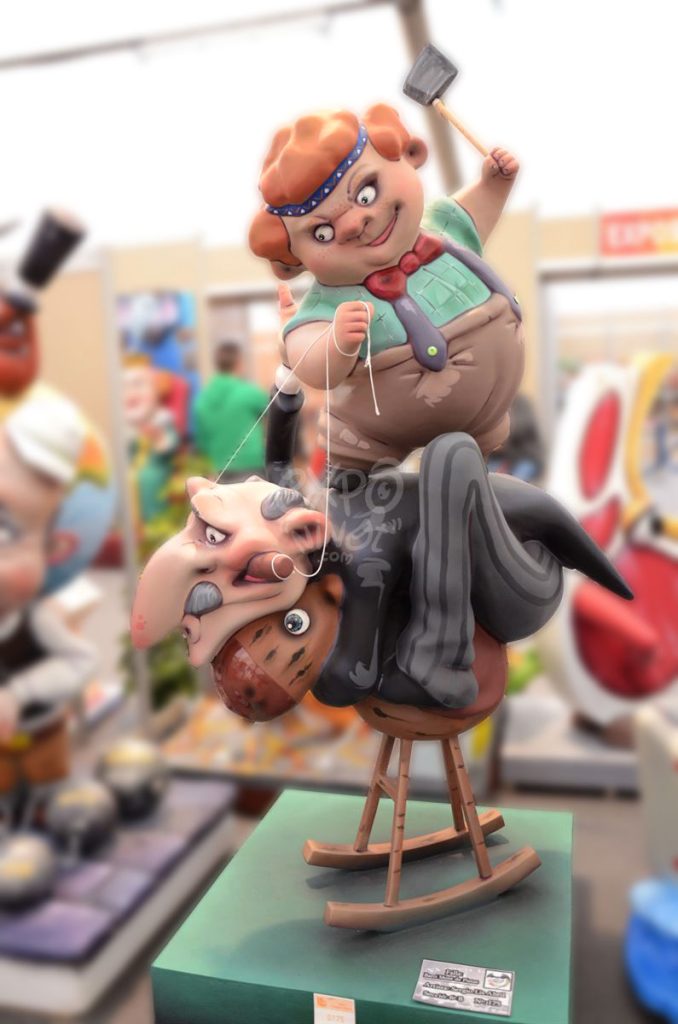 Año 2014, falla Barrio Monte de Piedad, sección sexta b, Artista: Sergio Lis Abril.