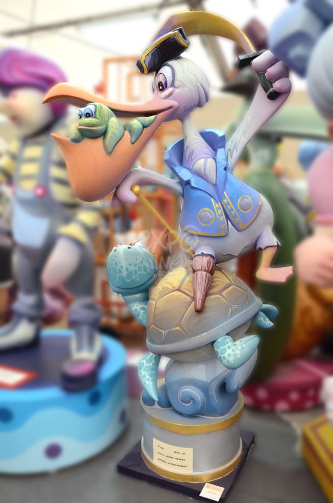 Año 2014, falla Barrio Quint, Pizarro, sección cuarta a, Artista: Alfredo Bernat Cano.