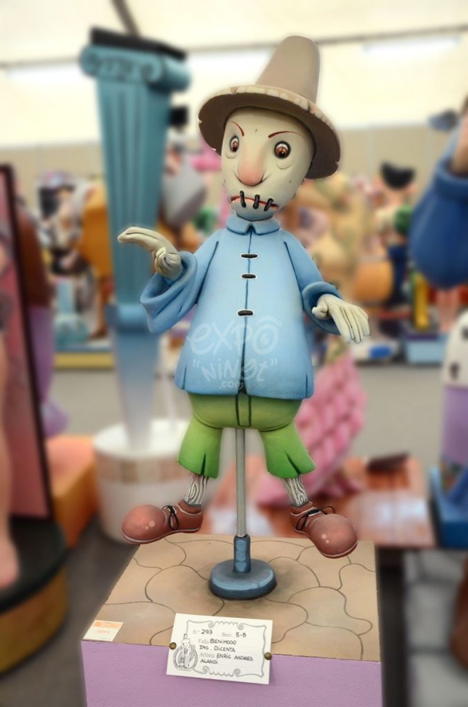 Año 2014, falla Benimodo, Ingeniero Dicenta, sección quinta b, Artista: Enric Andrés Alandi.