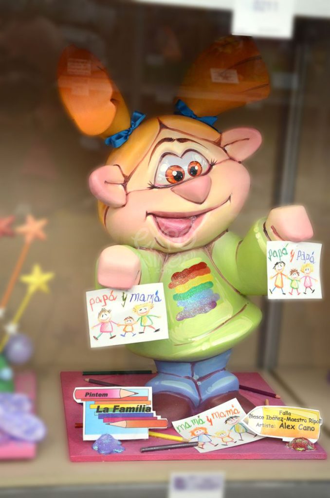 Año 2014, falla Blasco Ibañez, Plaza Maestro Ripoll, sección decimosexta Infantil, Artista: Alejandro Cano Hernández.