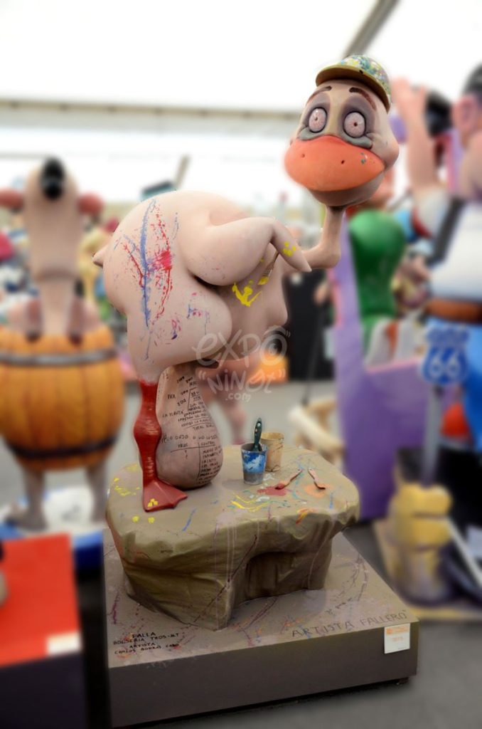 Año 2014, falla Bolseria, Tros Alt, sección segunda a, Artista: Carlos Borrás Cabo.