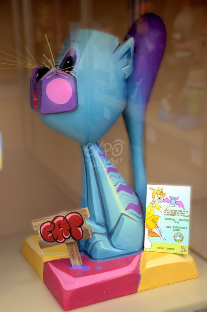 Año 2014, falla Borrull, Socors, sección decimotercera Infantil, Artista: Vicent Torres Estal.