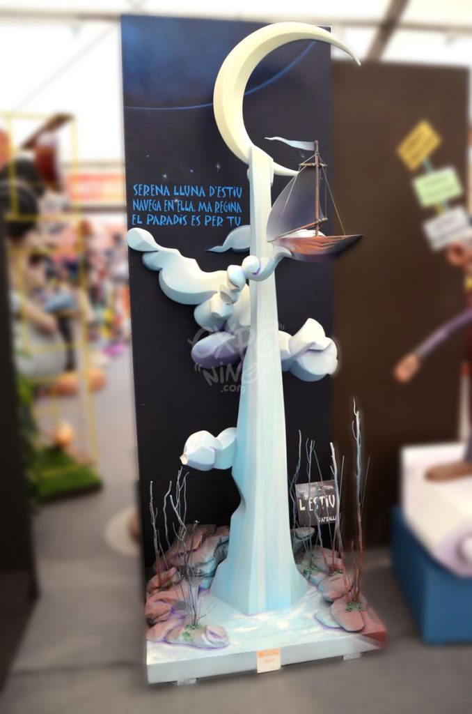 Año 2014, falla Borrull, Turia, sección quinta a, Artista: Daniel Jiménez Zafrilla.